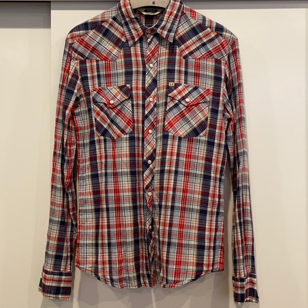 Vintage plaid western